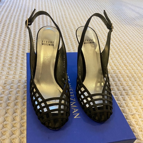 Stuart Weitzman Black Heels - Picture 1 of 3